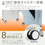 スーツケース 機内持ち込み 前開き キャリーケース Sサイズ フロントオープン 軽量 耐衝撃 USBポート カップホルダー フック搭載 キャリーバッグ Mサイズ